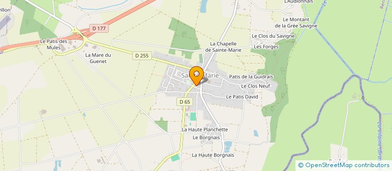 localisation de l'entreprise MONSIEUR BERTRAND FERTE à SAINTE-MARIE