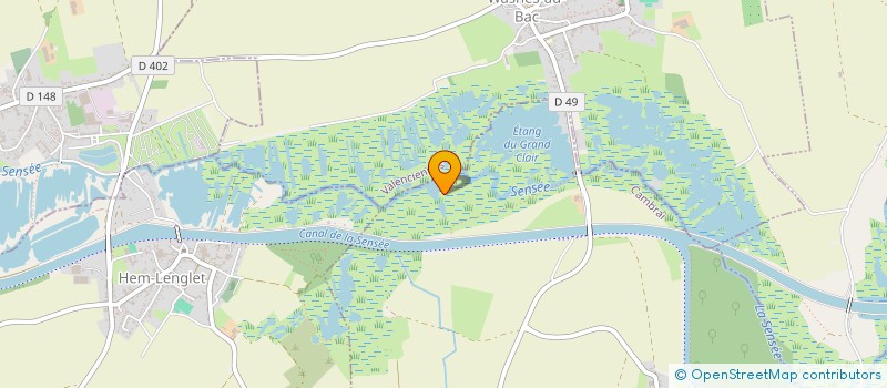 localisation de l'entreprise MONSIEUR BERTRAND FICHEUX  PAILLENCOURT