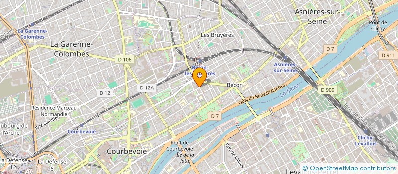 localisation de l'entreprise MONSIEUR BERTRAND FINES à COURBEVOIE