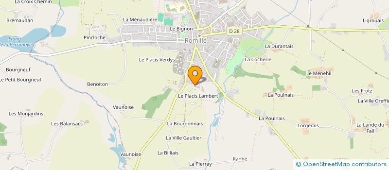 localisation de l'entreprise MONSIEUR BERTRAND FIXOT à ROMILLE