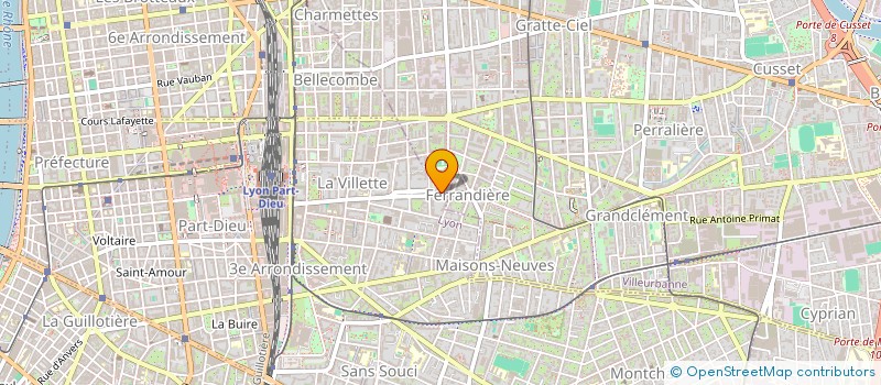 localisation de l'entreprise MONSIEUR BERTRAND FLEUROT  LYON