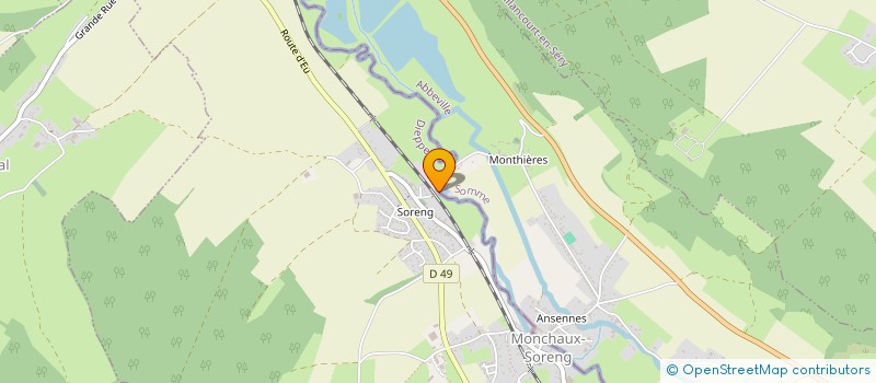 localisation de l'entreprise MONSIEUR BERTRAND FOLLET  MONCHAUX-SORENG