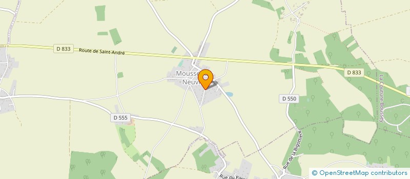 localisation de l'entreprise MONSIEUR BERTRAND FONTAINE  MOUSSEAUX-NEUVILLE