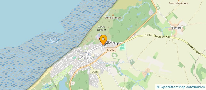 localisation de l'entreprise MONSIEUR BERTRAND FONTAINE  WISSANT