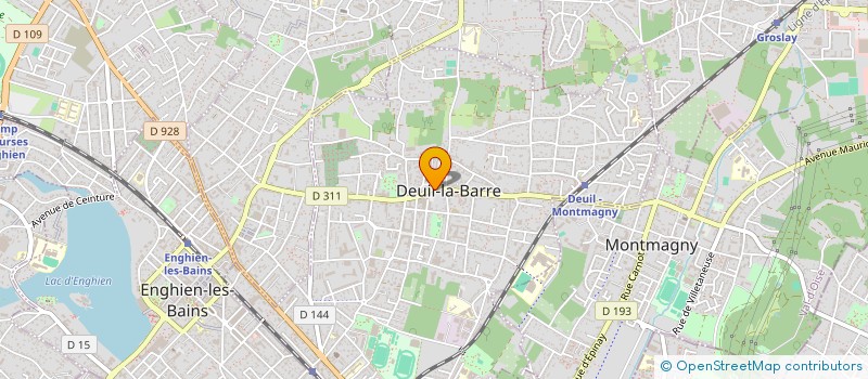 localisation de l'entreprise MONSIEUR BERTRAND FORTIN  DEUIL-LA-BARRE