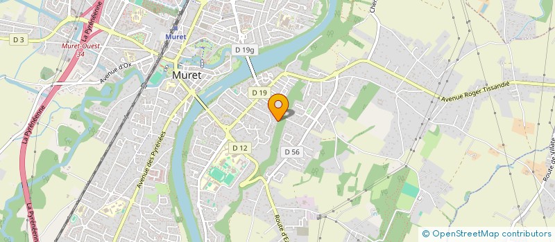 localisation de l'entreprise MONSIEUR BERTRAND FOURCADE  MURET