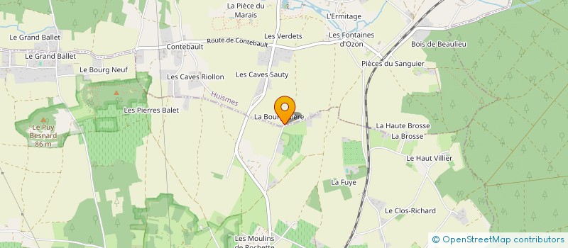 localisation de l'entreprise MONSIEUR BERTRAND FOURCHEAIGU  HUISMES