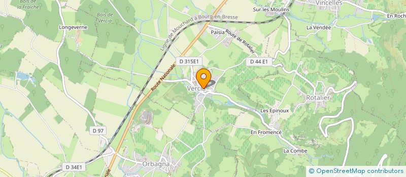 localisation de l'entreprise MONSIEUR BERTRAND FOURNIER  VAL-SONNETTE