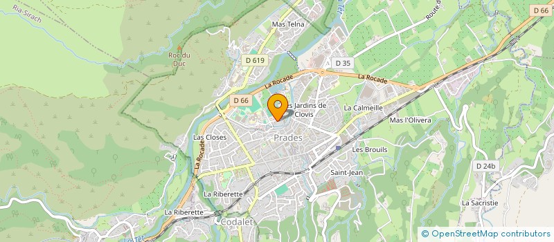 localisation de l'entreprise MONSIEUR BERTRAND FOY à PRADES