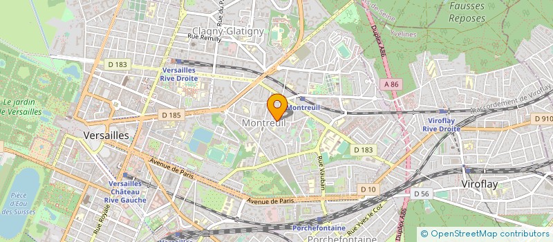 localisation de l'entreprise MONSIEUR BERTRAND FRACHON à VERSAILLES