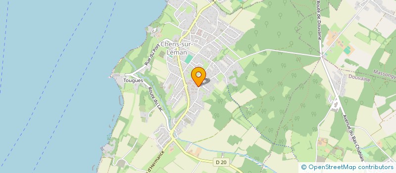 localisation de l'entreprise MONSIEUR BERTRAND FRANCHINEAU  CHENS-SUR-LEMAN