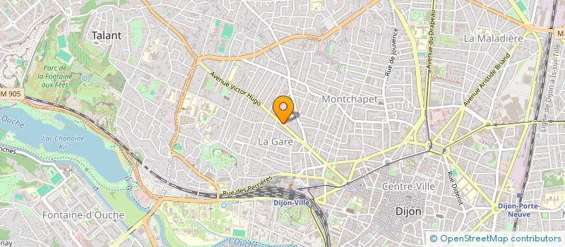 localisation de l'entreprise MONSIEUR BERTRAND FRANCOIS  DIJON