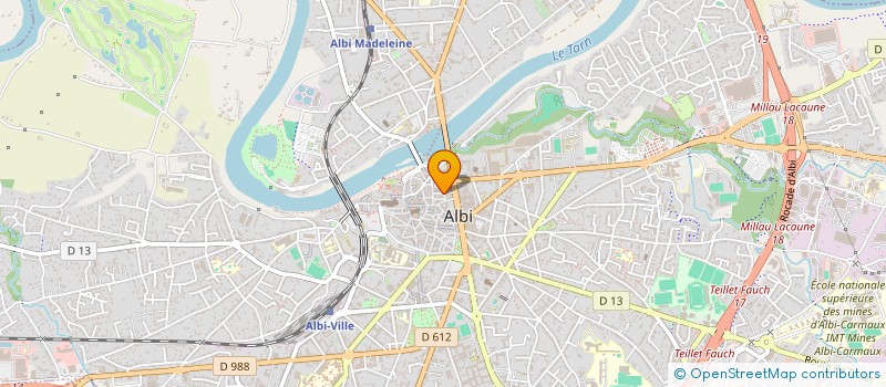 localisation de l'entreprise MONSIEUR BERTRAND GALIBER-D'AUQUE à ALBI