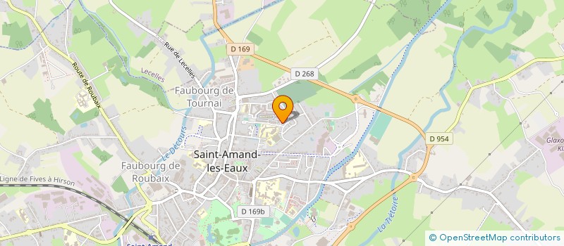 localisation de l'entreprise MONSIEUR BERTRAND GARNIER à SAINT-AMAND-LES-EAUX