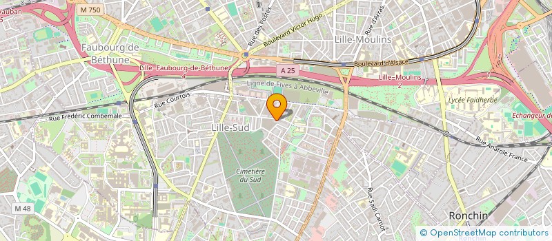 localisation de l'entreprise MONSIEUR BERTRAND GARNIER à LILLE