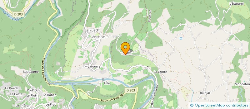 localisation de l'entreprise MONSIEUR BERTRAND GARNIER  VERNON