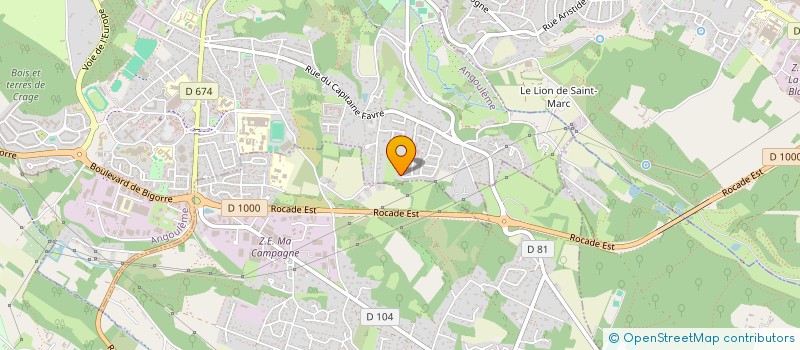 localisation de l'entreprise MONSIEUR BERTRAND GARROUTEIGT à ANGOULEME