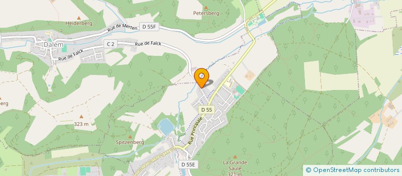 localisation de l'entreprise MONSIEUR BERTRAND GASPARD  FALCK