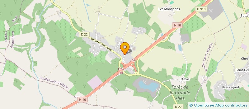 localisation de l'entreprise MONSIEUR BERTRAND GEORGEON  MOSNAC-SAINT-SIMEUX