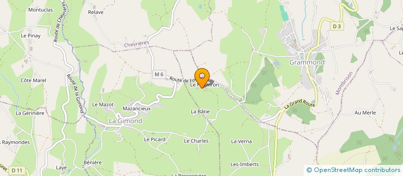 localisation de l'entreprise MONSIEUR BERTRAND GILIBERT  FONTANES