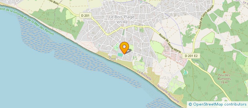 localisation de l'entreprise MONSIEUR BERTRAND GILLET  LE BOIS-PLAGE-EN-RE