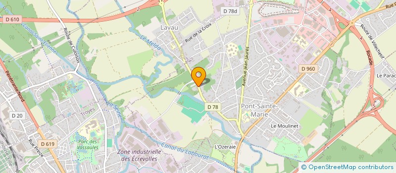 localisation de l'entreprise MONSIEUR BERTRAND GILLIER  PONT-SAINTE-MARIE