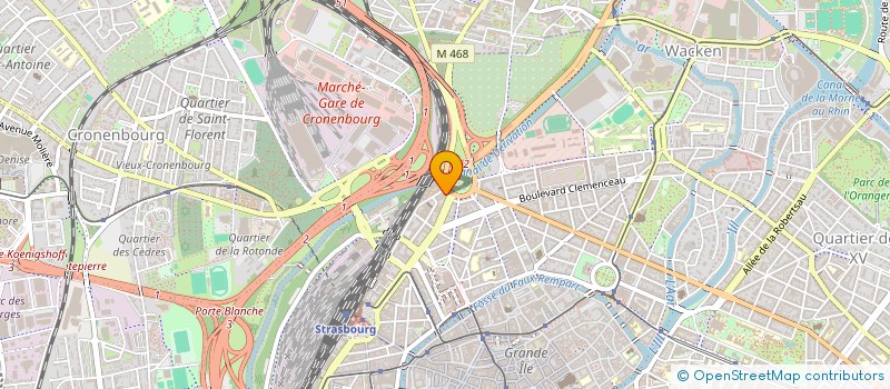 localisation de l'entreprise MONSIEUR BERTRAND GILLIG à STRASBOURG