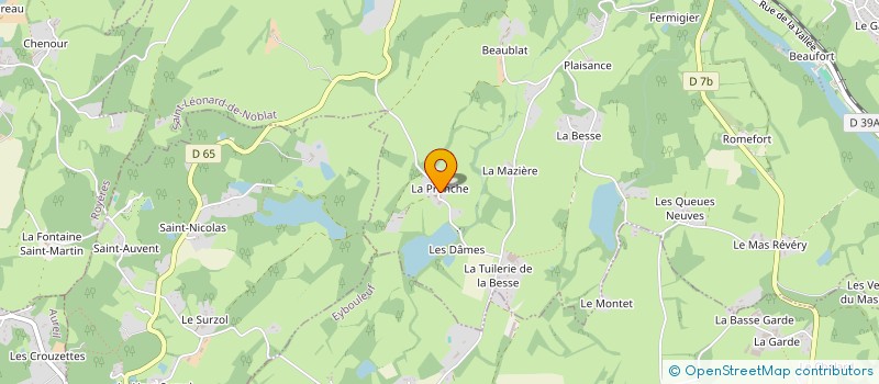 localisation de l'entreprise MONSIEUR BERTRAND GILSON à LE PALAIS-SUR-VIENNE