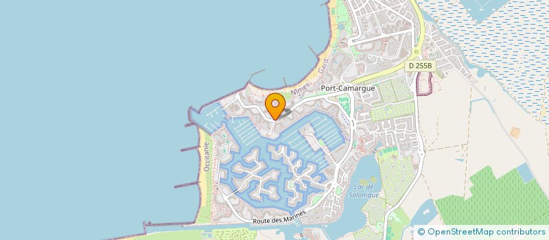 localisation de l'entreprise MONSIEUR BERTRAND GIMBERT  LE GRAU-DU-ROI