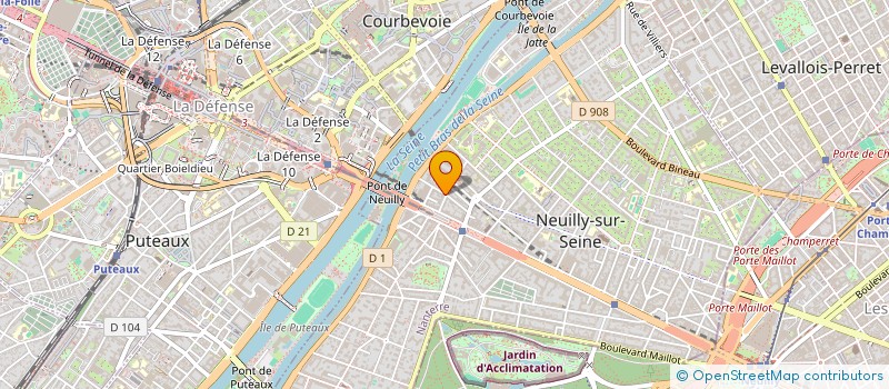 localisation de l'entreprise MONSIEUR BERTRAND GLEMOT à NEUILLY-SUR-SEINE