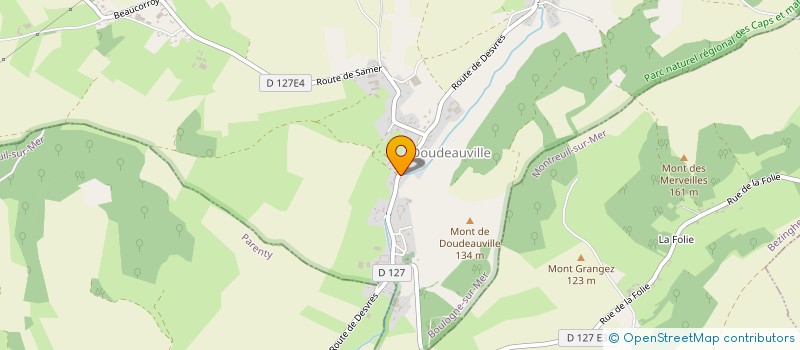 localisation de l'entreprise MONSIEUR BERTRAND GOBERT  HALINGHEN