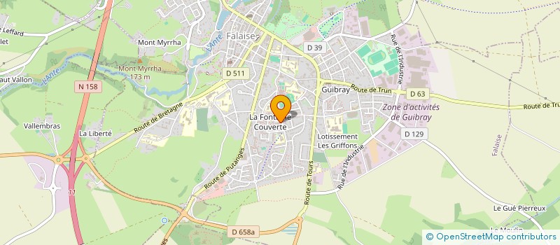 localisation de l'entreprise MONSIEUR BERTRAND GODARD  VIGNATS