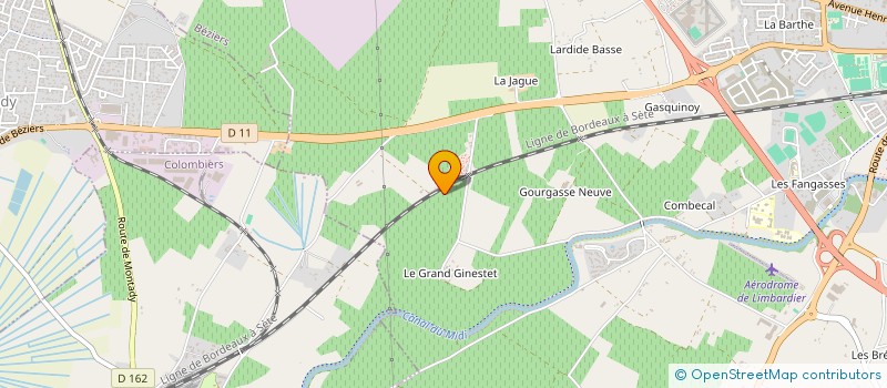 localisation de l'entreprise MONSIEUR BERTRAND GODQUIN à BEZIERS