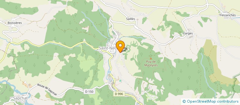 localisation de l'entreprise MONSIEUR BERTRAND GOIMARD  SAINT-NECTAIRE