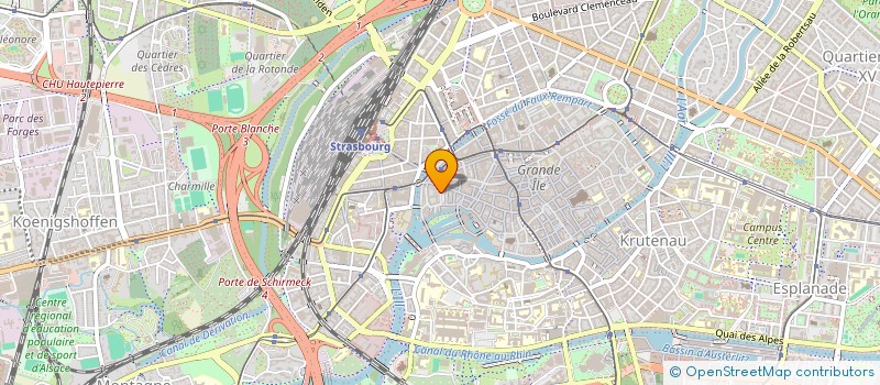 localisation de l'entreprise MONSIEUR BERTRAND GONDOUIN à STRASBOURG