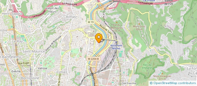 localisation de l'entreprise MONSIEUR BERTRAND GONTHIER  NICE