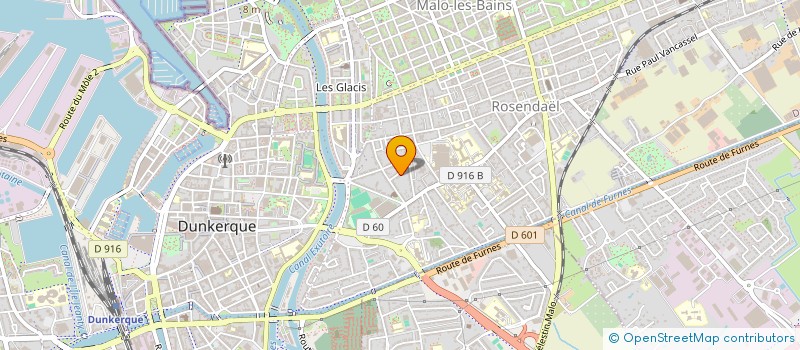 localisation de l'entreprise MONSIEUR BERTRAND GONTIER à DUNKERQUE