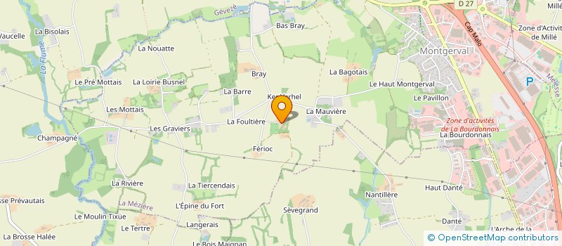 localisation de l'entreprise MONSIEUR BERTRAND GOUGEON  MELESSE