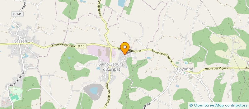 localisation de l'entreprise MONSIEUR BERTRAND GOURMAUD  MONTFORT-EN-CHALOSSE