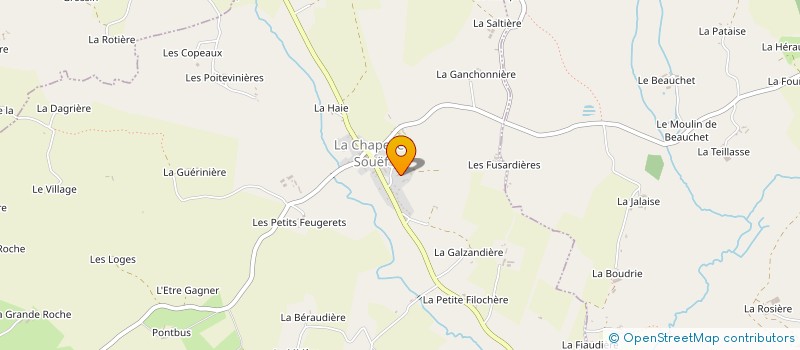 localisation de l'entreprise MONSIEUR BERTRAND GOYER à LA CHAPELLE-SOUEF