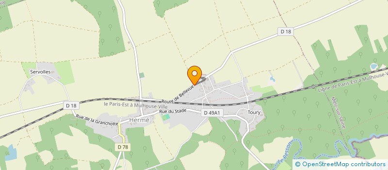 localisation de l'entreprise MONSIEUR BERTRAND GRAND  HERME