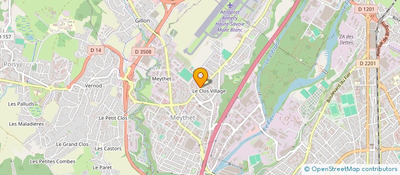 localisation de l'entreprise MONSIEUR BERTRAND GRANDGEORGE à ANNECY