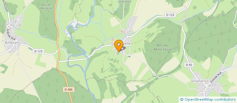 localisation de l'entreprise MONSIEUR BERTRAND GRENIER  LONGEVELLE