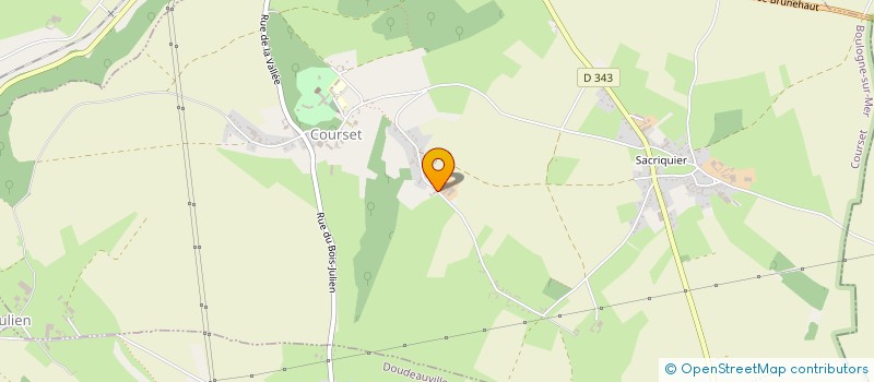 localisation de l'entreprise MONSIEUR BERTRAND GRESSIER  COURSET