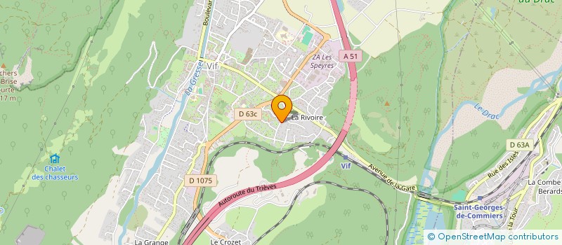 localisation de l'entreprise MONSIEUR BERTRAND GRILLET  SAINT-GEORGES-DE-COMMIERS