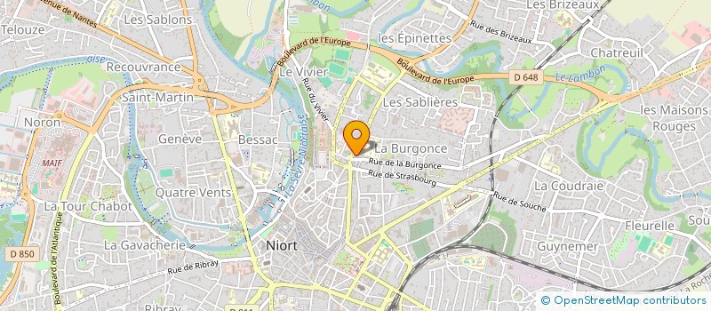 localisation de l'entreprise MONSIEUR BERTRAND GRIT à NIORT