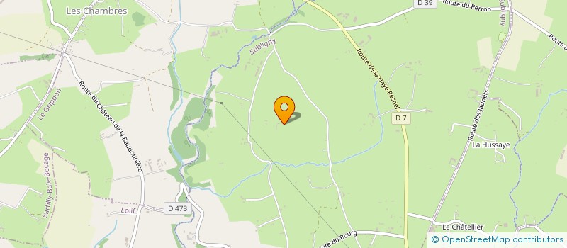 localisation de l'entreprise MONSIEUR BERTRAND GROULT  SUBLIGNY