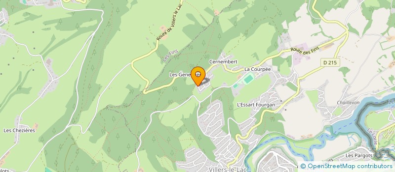 localisation de l'entreprise MONSIEUR BERTRAND GRUNIG  VILLERS-LE-LAC