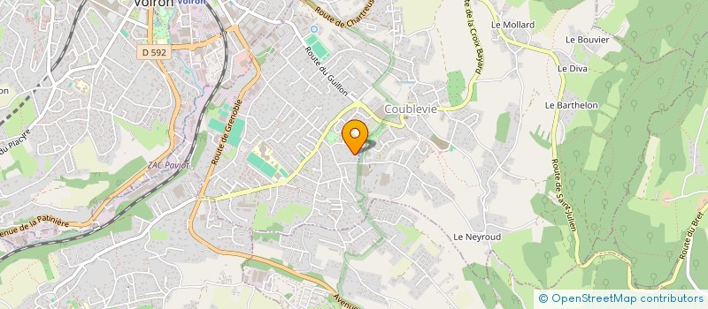 localisation de l'entreprise MONSIEUR BERTRAND GUICHANE  COUBLEVIE