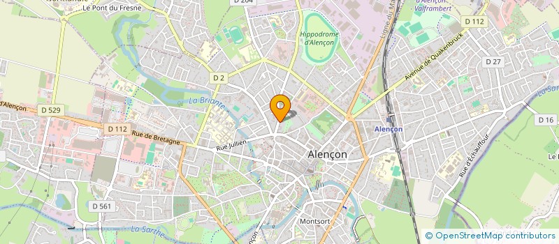 localisation de l'entreprise MONSIEUR BERTRAND GUIHAIRE à ALENCON